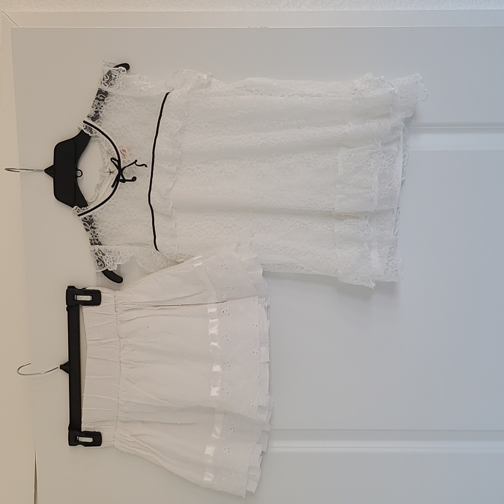 White girls set. Size 10-12